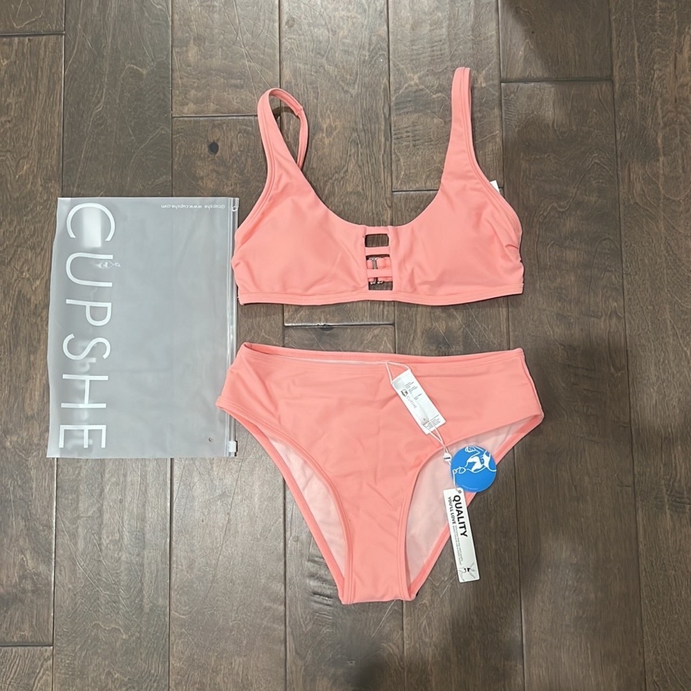 NEW Cupshe pink swimsuit
